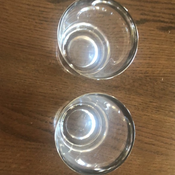 Set of 2 silver G highball glasses - Picture 3 of 4